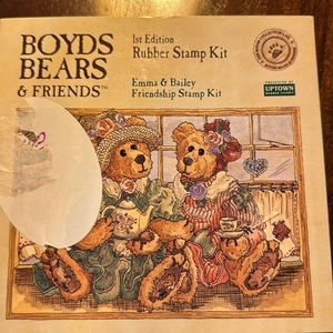 NIB Boyd’s Bears 1st Edition Rubber Stamp Kit
